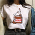 Creative Printing Short-sleeved T-shirt Men's And Women's Same High-end T-shirt
